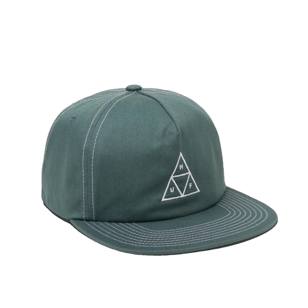 HUF Worldwide ''Set Triple Triangle'' Snapback Hat (Pine/White) 5-Panel Cap