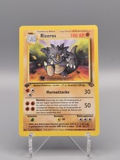 Pokémon Karte Rizeros 45/64 Dschungle Set 1 Edition Deutsch Pokemon Vintage EXC