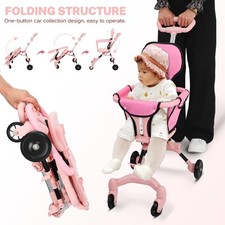 Lightweight Baby Stroller Pram Foldable Pushchair Travel Buggy Compact System UK