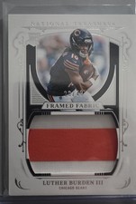 2025 Panini National Treasures Luther Burden III Framed Fabric PATCH #9 20/49