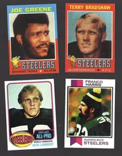 STEELERSNOVELTIES ROOKIES TERRY BRADSHAW JOE GREENE JACK LAMBERT FRANCO HARRIS