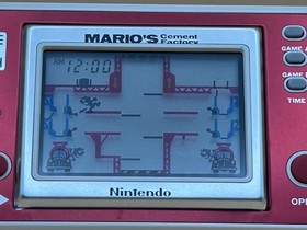 Nintendo Game & Watch Pocketsize MARIO'S CEMENT FACTORY Mint In Box