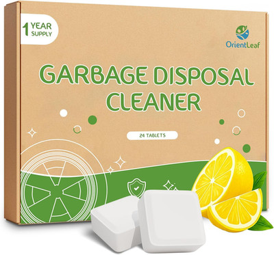 Garbage Disposal Cleaner and Deodorizer Tablets 24 Pack, 1 Year Supply Sink Clea