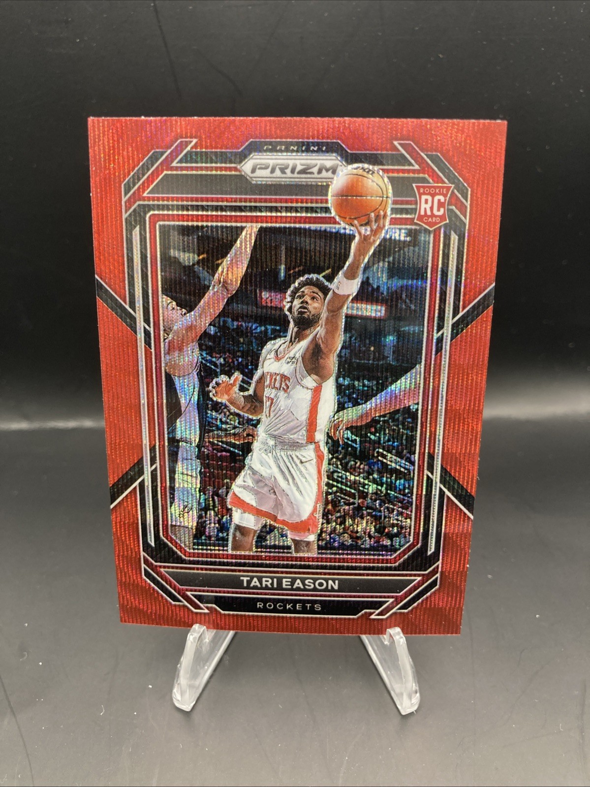 2022-23 Panini Prizm Ruby Wave Prizm Tari Eason #258 Rookie RC