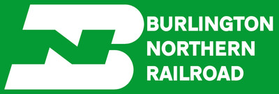 Burlington Northern Railroad  Metal Sign 6'' x 18'' or 8 x 24