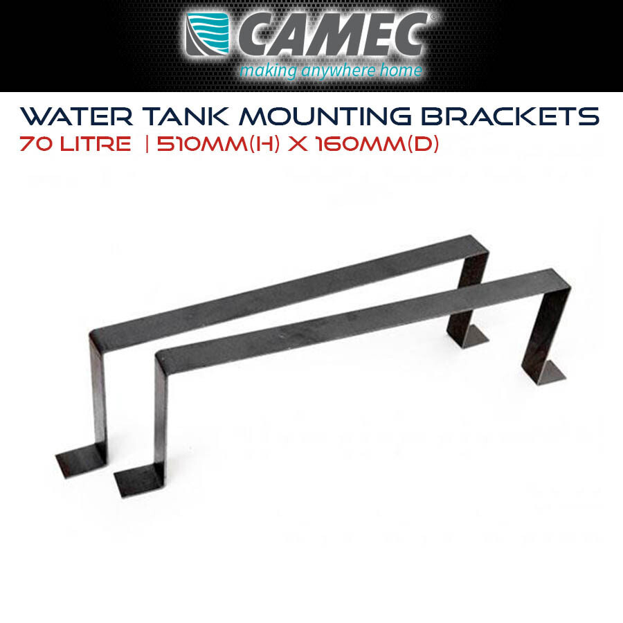 Camec Water Tank Mounting Brackets For Tank 510mm H x 160mm D Camping