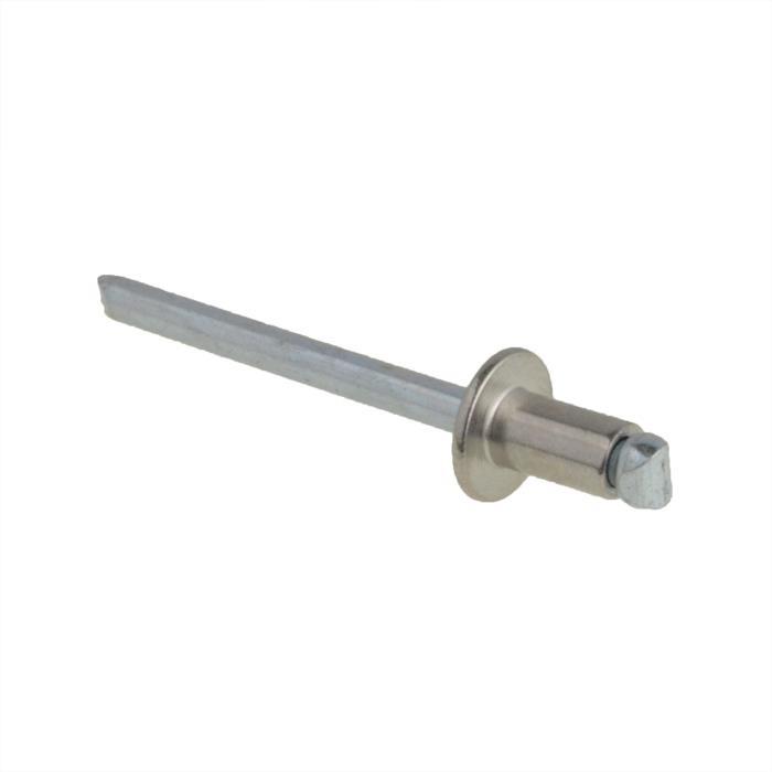Qty 10000 Dome Rivet 73 STS 5-4 STAINLESS SHELL / STEEL Stem (4mm x 10 ...
