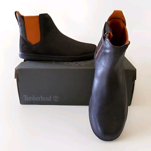 Timberland stivaletti donna/unisex Groveton Chelsea Pelle terra/orange n39.5 €85 - Imagen 4 de 20