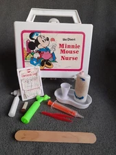 Rare Vintage Walt Disney Minnie Mouse Nurse Kit And Case Famous Corp.