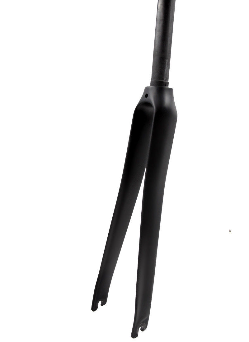 Forcella Rigida per Bici da Strada 700c Forcella per Bici in Carbonio 3K 1- 1/8 Dritto 28.6mm Senza Filettatura C Freno Forcella Anteriore QR 9 * 100mm (Colore : Glossy Black Forcella Rigida per Bici da Strada 700c Forcella per Bici in Carbonio 3K 1- 1/8 Dritto 28.6mm Senza Filettatura C Freno Forcella Anteriore QR 9 * 100mm (Colore : Glossy Black