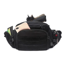Tactical Fanny Pack Holster Concealed Carry Pistol Military Waterproof Waist Bag