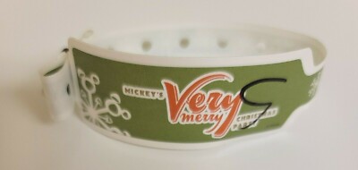 2015 DISNEY WORLD CHRISTMAS PARTY MICKEY'S VERY MERRY USED ENTRY WRISTBAND
