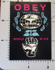 SHEPARD FAIREY Obey Giant Industries STICKER decal poster print Z