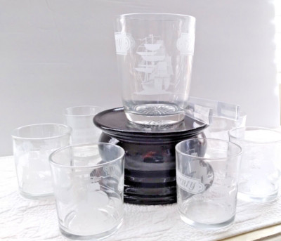 BOUNTY SET - Bar set with ice bucket and 6 glasses