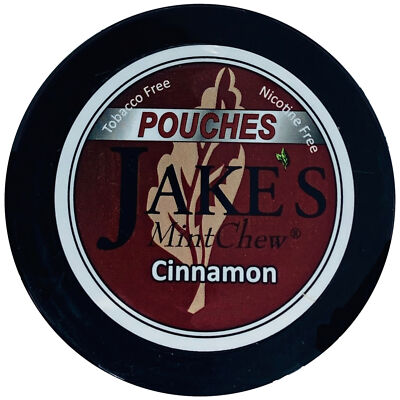 Jake's Mint Herbal Chew Cinnamon Pouches 1 Can