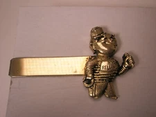 Eaton Mfg Reliance Division Logo Mascot Vintage Tie Bar Clip nuts washers