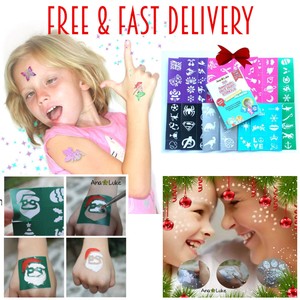Body Art Designs Gift For Kids Girls Boys Face Paint Stencils 104