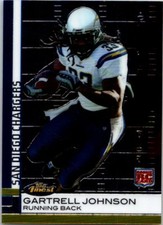 GARTRELL JOHNSON 2009 Topps Finest RC #94 ($0.75 MAX SHIP)