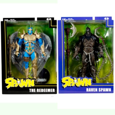 McFarlane Toys Spawn Wave 1 RAVEN SPAWN and THE REDEEMER 7-Inch Action ...