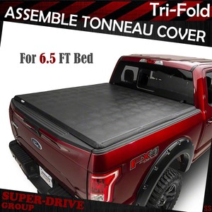 Fits 2010 2018 Dodge Ram 2500 3500 6 5ft Bed Assemble Tri Fold Tonneau Cover Ebay