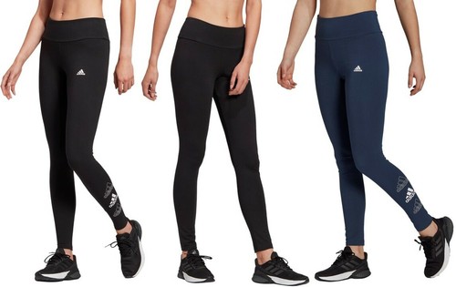 Leggings donna ragazza Adidas GL1396 GL1397 sport cotone fitness corsa  palestra | eBay