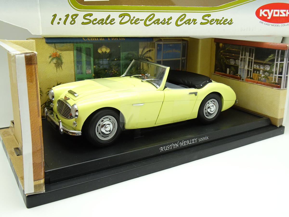 KYOSHO オースチン ヒーリー 100⑥ 1/18 Kyosho 1/18 - Austin Healey 100/6 Yellow 08144Y | eBay