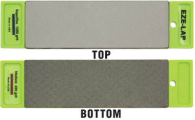 Eze-Lap Duo-Grit Sharpening Stone DD6SF/M Double Sided. 6'' x 2'' sharpening surfa