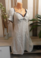 Stradivarius * süßes Sommer- Kleid mit Leinen * Gr. 38 (L)