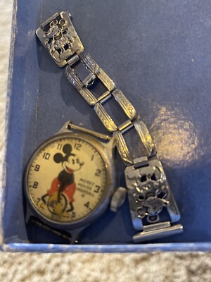 Vintage Mickey Mouse Watch by Ingersoll RARE FIND | eBay