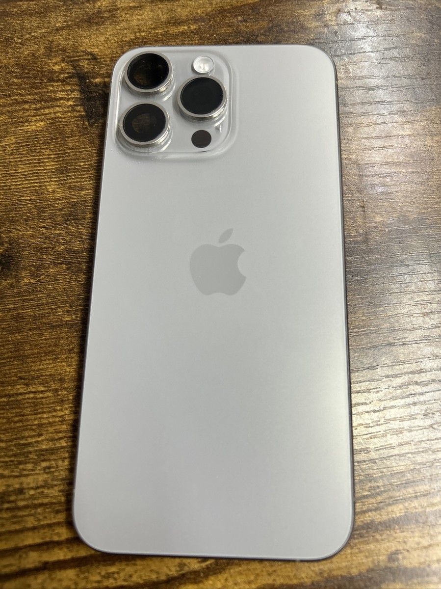 Apple IPhone 15 Pro Max Frame Housing Titanium Gray OEM 100