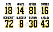 Pittsburgh Penguins STICKER DECAL 2010's Neal Kunitz Kessel Murray Sutter Sheary