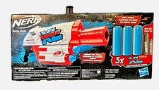 NERF Mega XL Big Rig Blaster, Largest Mega Darts Ever, 3 Mega XL Whistler Darts