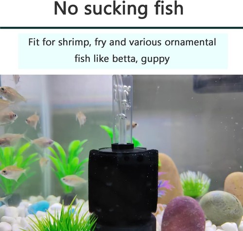 AQUANEAT 3 Pack Aquarium Bio Sponge Filter Breeding Fry Betta Shrimp Nano Fish T - Picture 7 of 17