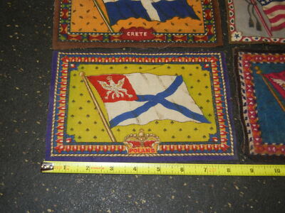 how much tobacco can i bring back from crete Lot of 6 Country Flags Tobacco Felts United States Cuba Poland Crete