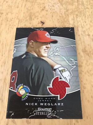 2009 BOWMAN STERLING NICK WEGLARZ RELIC REFRACTOR 16/25 