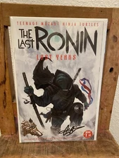 Tmnt 1 The Last Ronin Lost Years Aron Bartley Signed Remarked