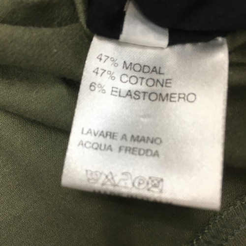 DANIELE ALLESSANDRINI Italy Men's sz Small Green Black Print Long Sleeve Shirt - Picture 4 of 12