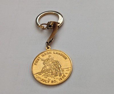 APOLLO XI FIRST MOON LANDING JULY 20 1969 KEY CHAIN
