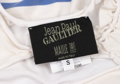 Jean-Paul GAULTIER MAILLE FEMME Stripe Knot Design T Shirt