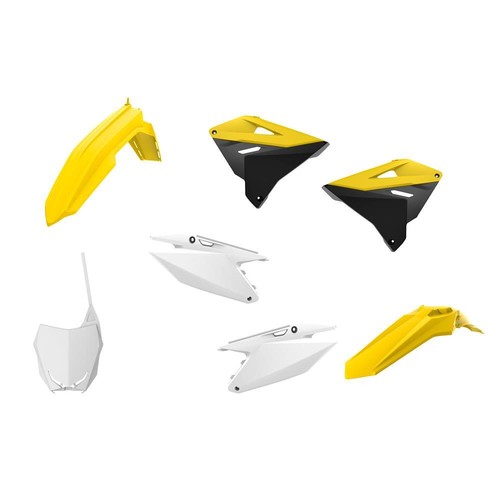 Polisport Yellow Plastics Box Kit For Suzuki RM 125 2001-08 Restyling To RMZ 22 - 第 1/1 張圖片