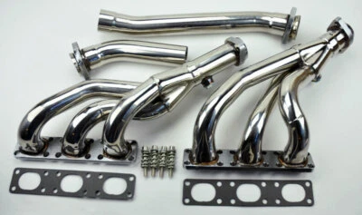 4PC Performance Exhaust Manifold Headers FITS BMW E46 E39 Z3 2.5L 2.8L 3.0L L6 - Bild 1 von 3