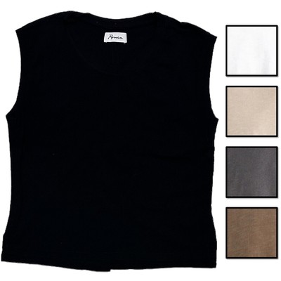 Rowan Women's Savannah Slub Cotton Muscle Tank Top Shirt