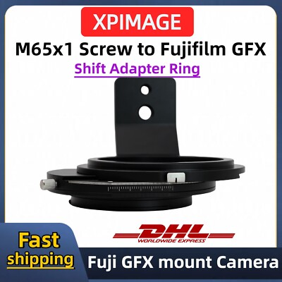 M65 thread to Fujifilm G-mount Camera Optics Length-15.8mm XPIMAGE Shift M65-GFX