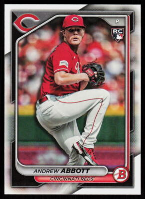 2024 Bowman Andrew Abbott #70 BASEBALL Rookie Cincinnati Reds RC