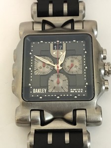 oakley minute machine titanium watch