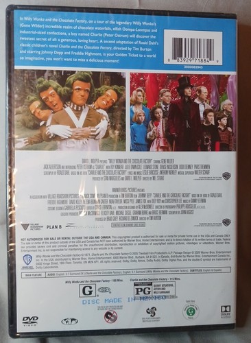Willy Wonka and the Chocolate Factory / Charlie and the Chocolate Factory DVD - Picture 2 of 2