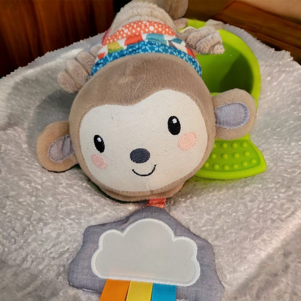 Infantino Go Gaga музыкальная обезьяна плюшевая игрушка музыкальный прорезыватель зубов 9 дюймов   - Изображение 2 из 2