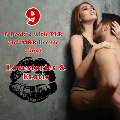 9 E-Book´s zu Liebesgeschichten & Erotik in deutscher Sprache mit Lizenz DIGITAL