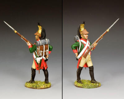NA486 Foot Dragoon loading his musket figurines et collections