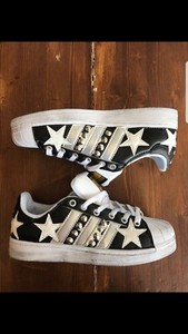 superstar cuir noir